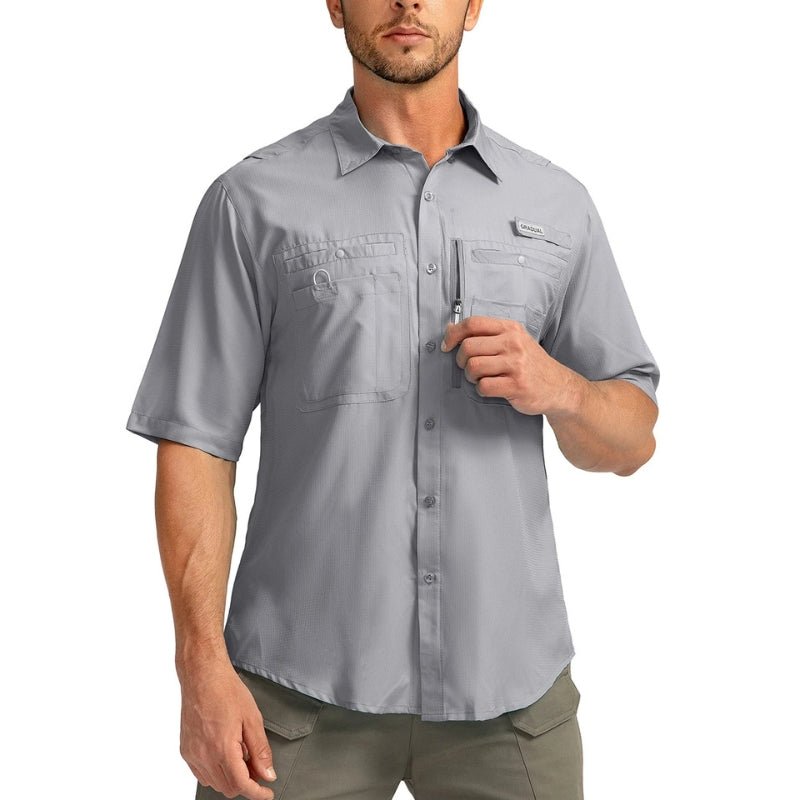 Camisa Manga Curta Masculina UPF 50+ Montevie