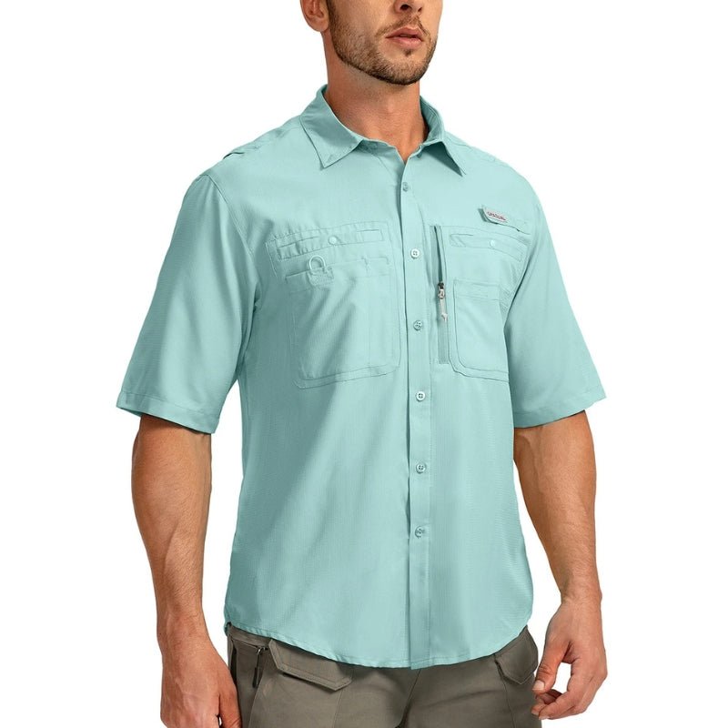 Camisa Manga Curta Masculina UPF 50+ Montevie