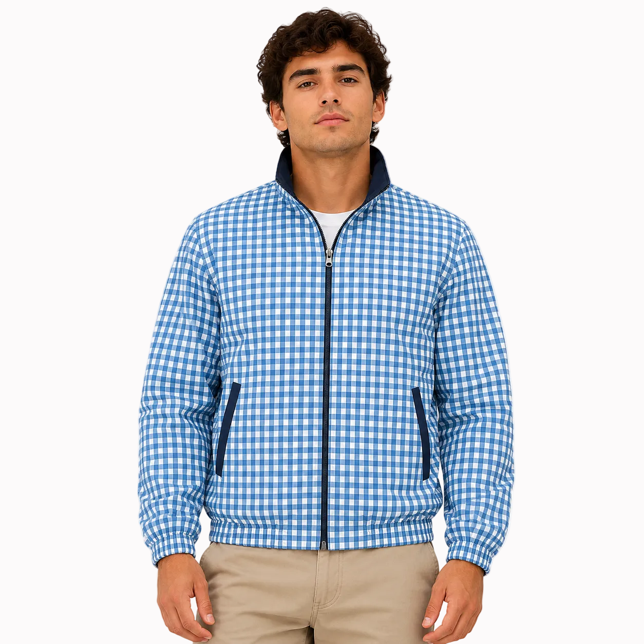 Jaqueta Reversível Masculina FlipCheck Montevie