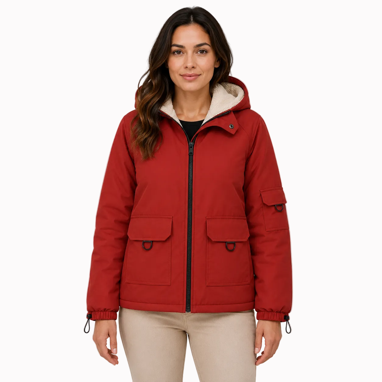 Jaqueta Parka Feminina Forrada Montevie