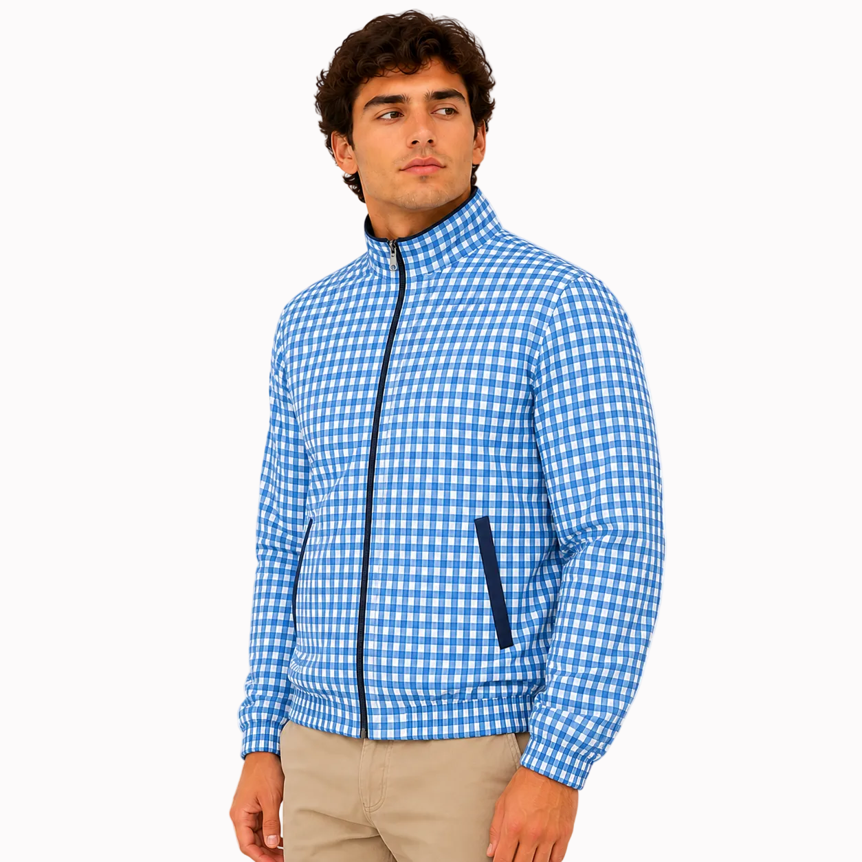 Jaqueta Reversível Masculina FlipCheck Montevie