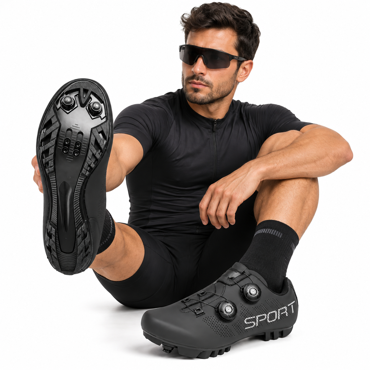 Sapato de Ciclismo com Trava SPD/MTB Montevie