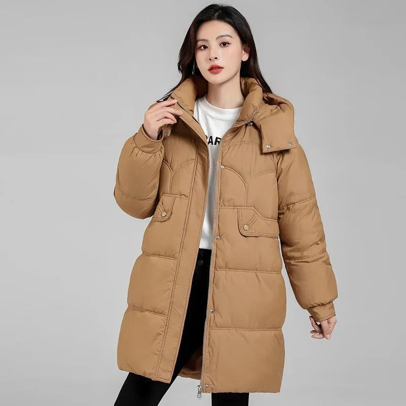 Jaqueta Feminina Parka Alongada Montevie