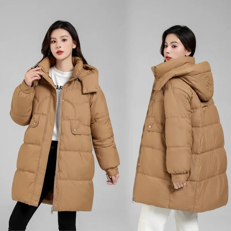 Jaqueta Feminina Parka Alongada Montevie