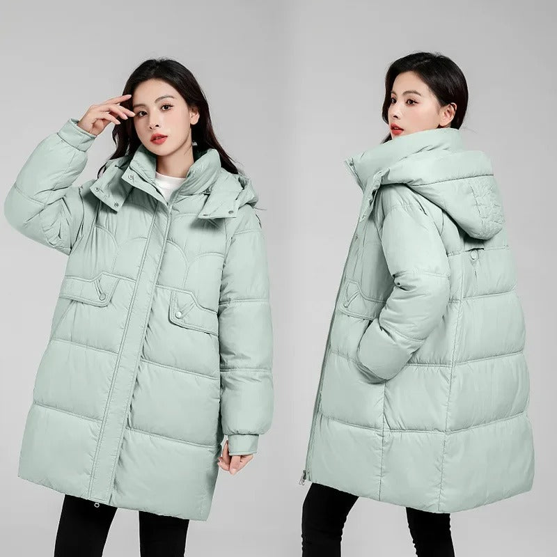 Jaqueta Feminina Parka Alongada Montevie