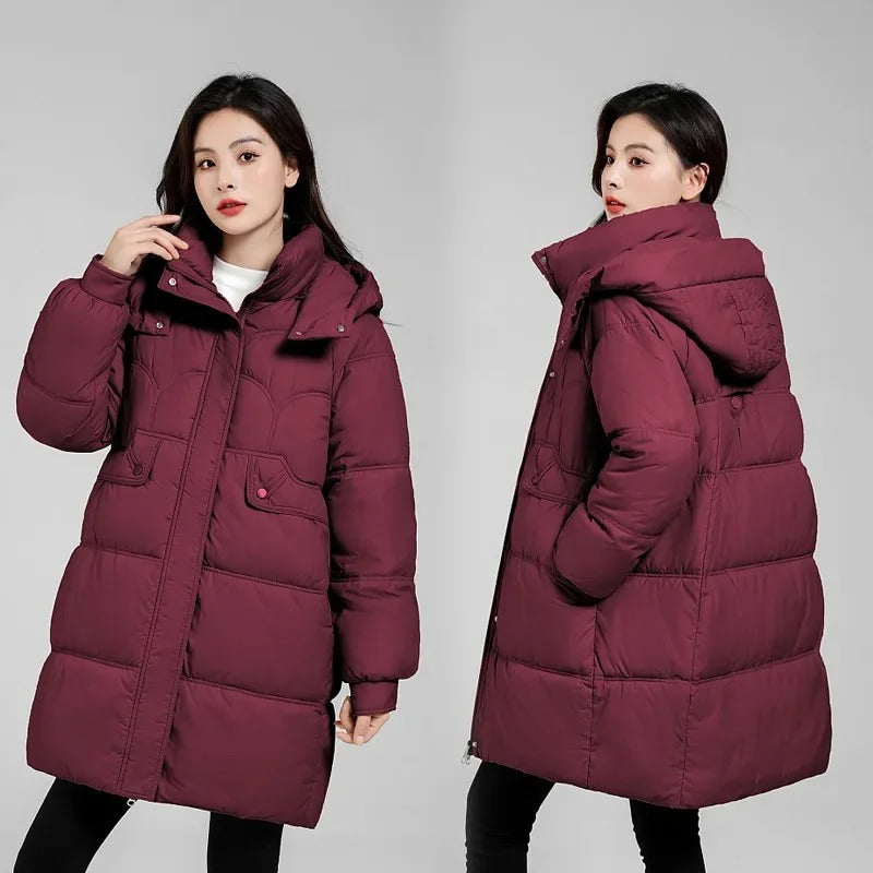 Jaqueta Feminina Parka Alongada Montevie
