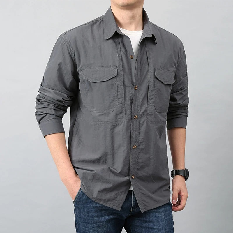 Camisa Masculina Manga Longa Loki Montevie