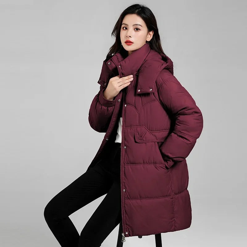 Jaqueta Feminina Parka Alongada Montevie