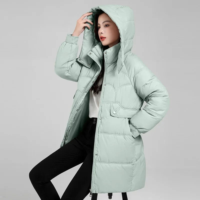 Jaqueta Feminina Parka Alongada Montevie