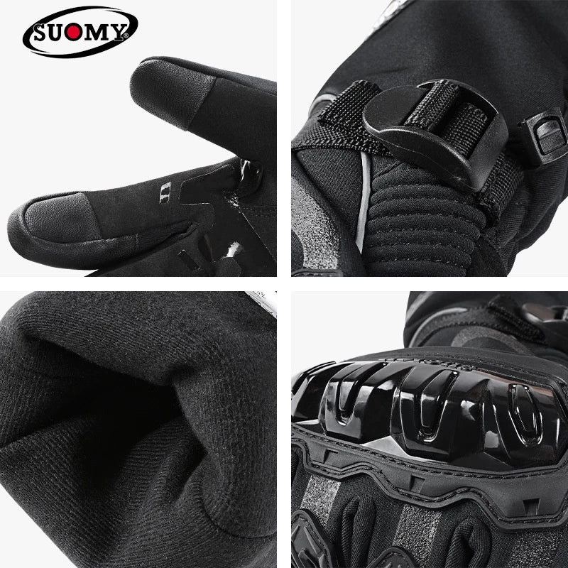 Luva de Motocicleta Impermeável Touch Montevie