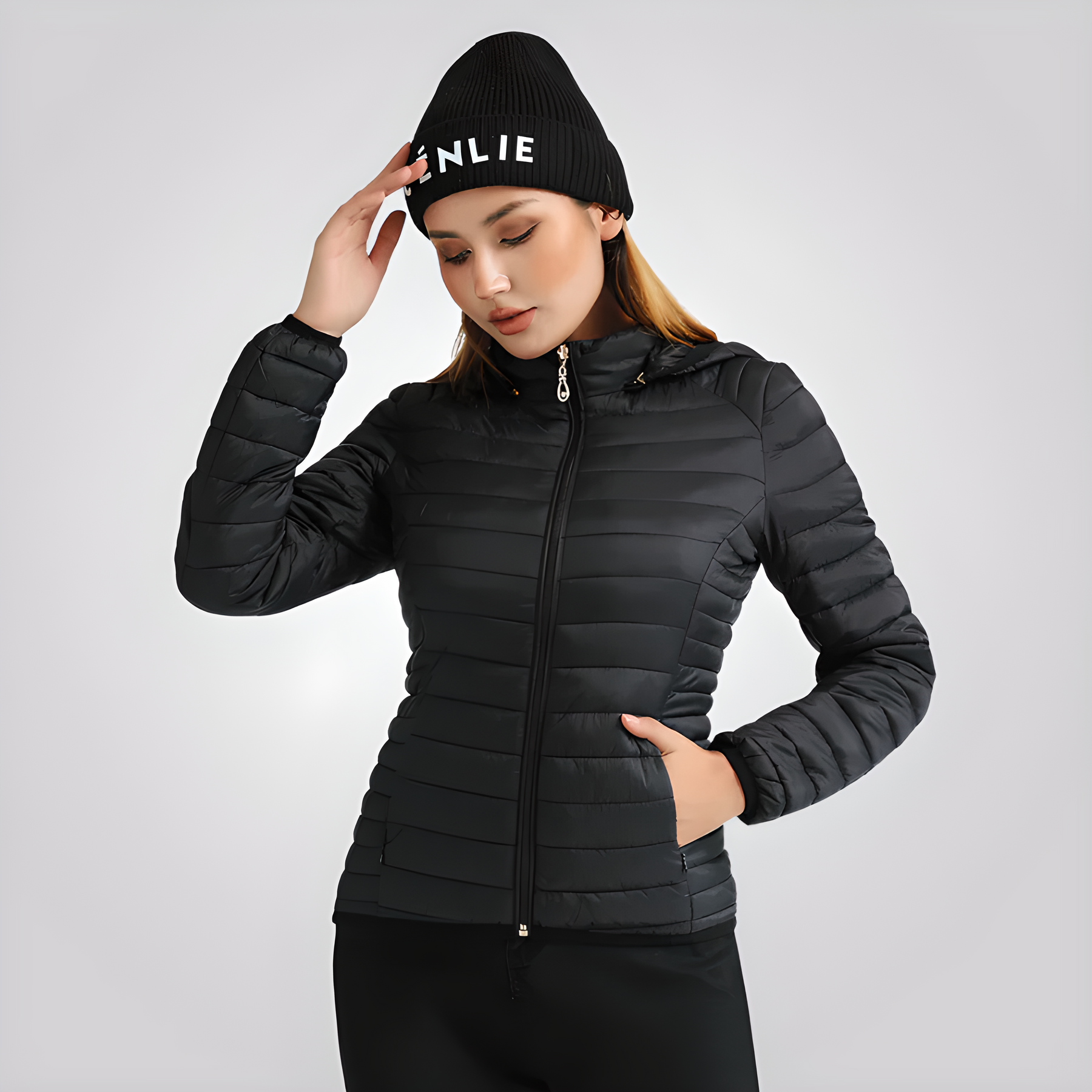 Jaqueta Puffer Feminina Noza Montevie