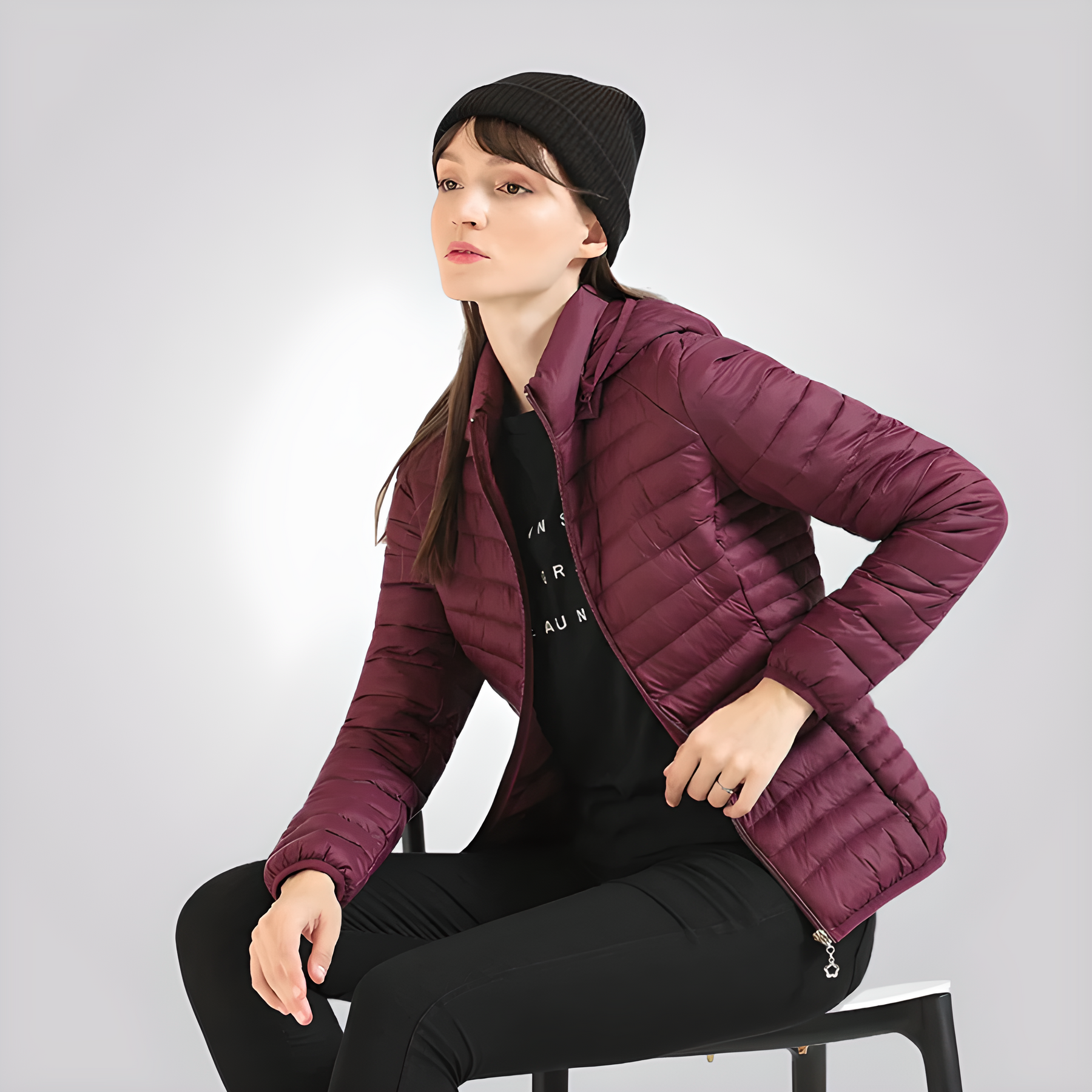 Jaqueta Puffer Feminina Noza Montevie