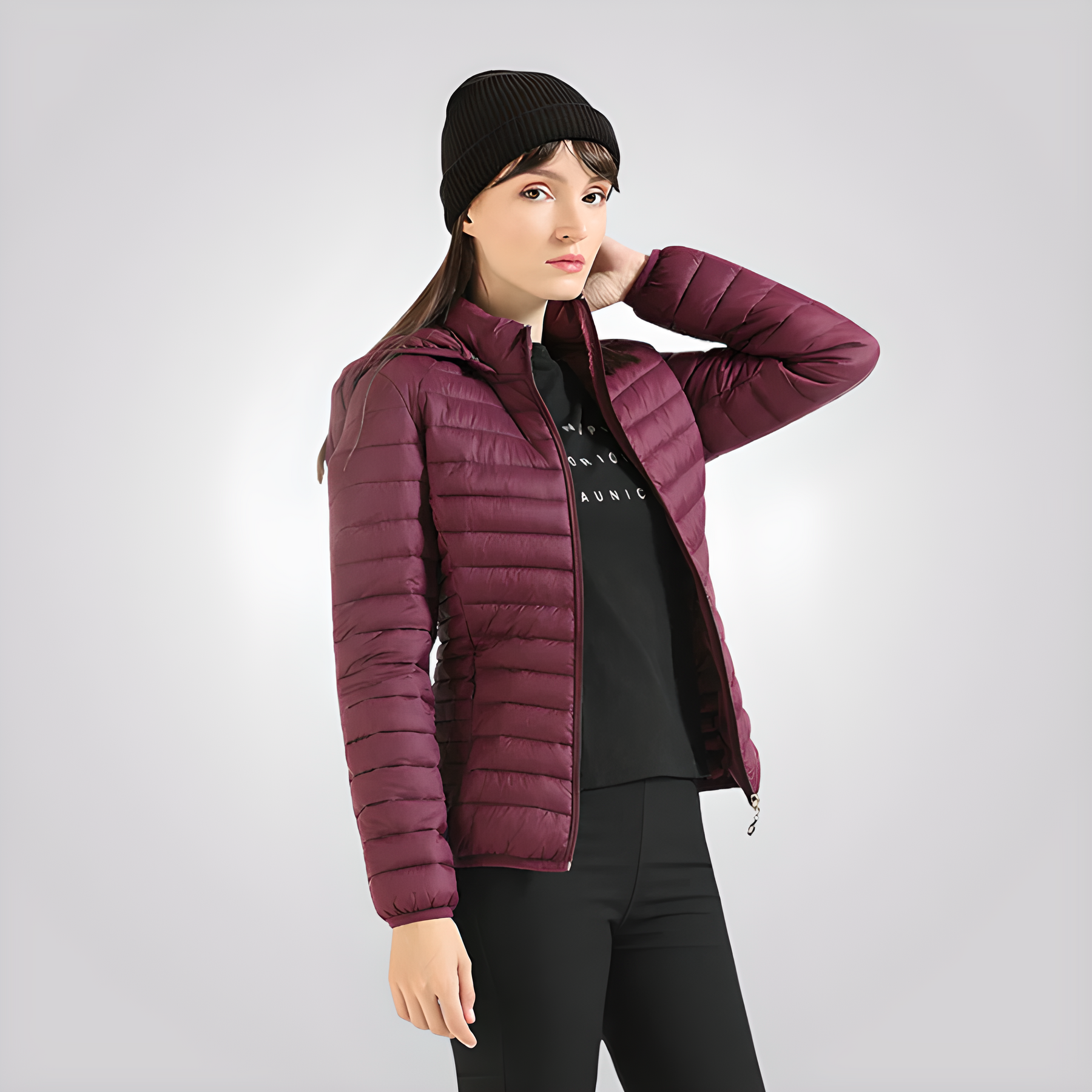 Jaqueta Puffer Feminina Noza Montevie