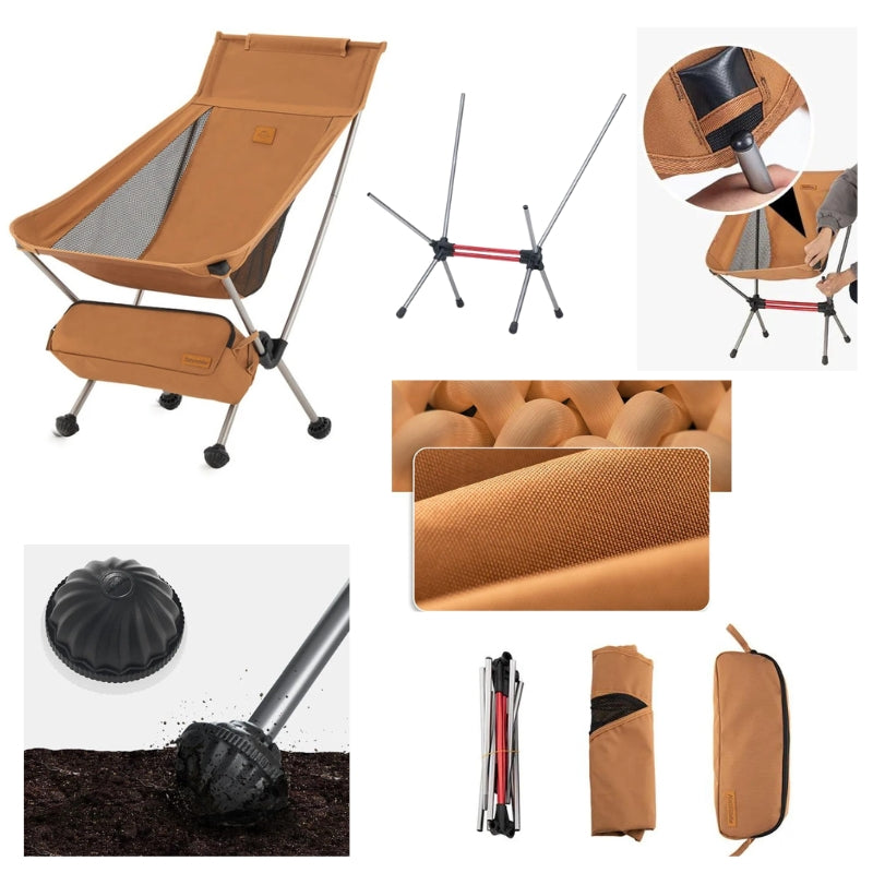 Cadeira de Camping Oxford Com Bolso Montevie