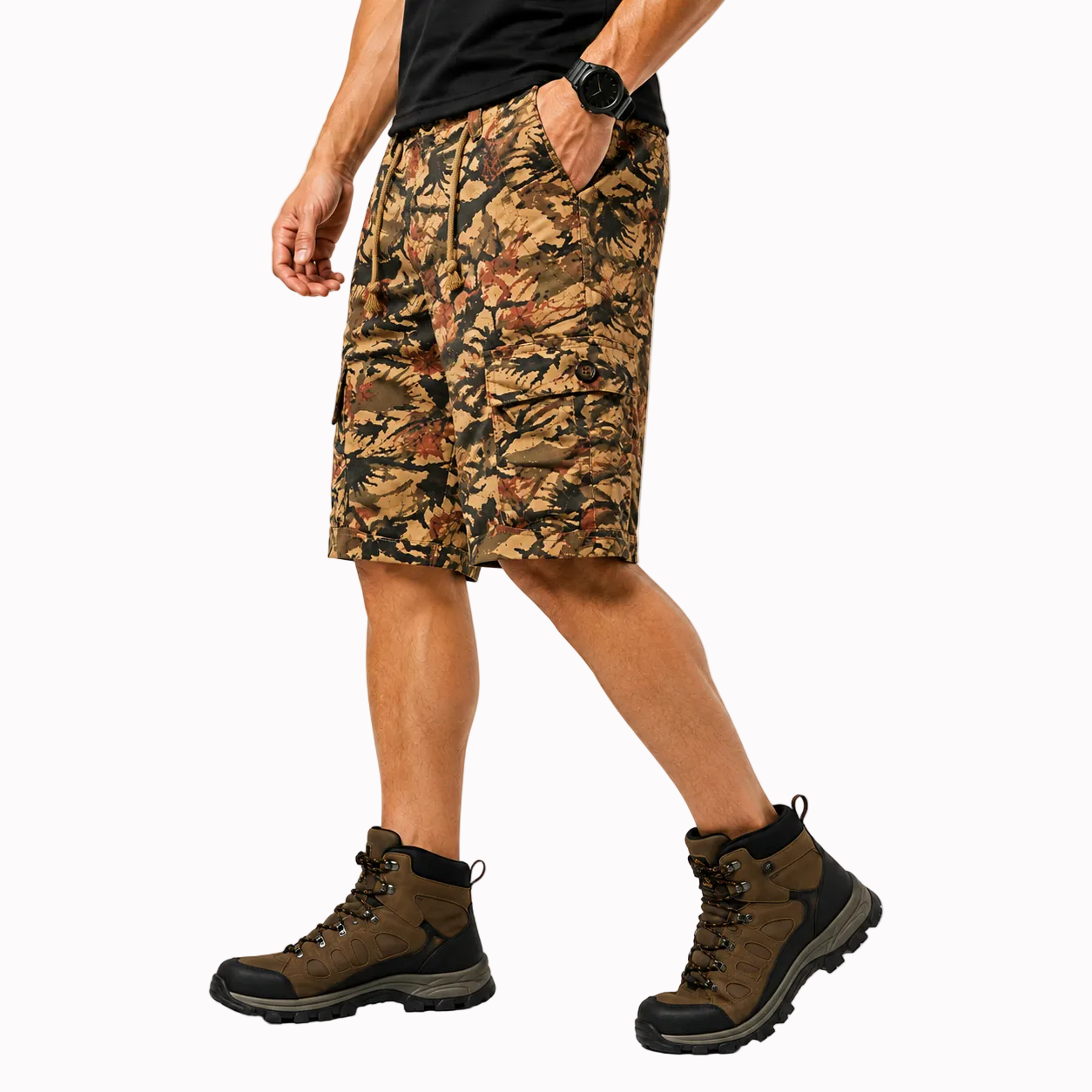 Shorts Camuflado Masculino Outdoor Montevie