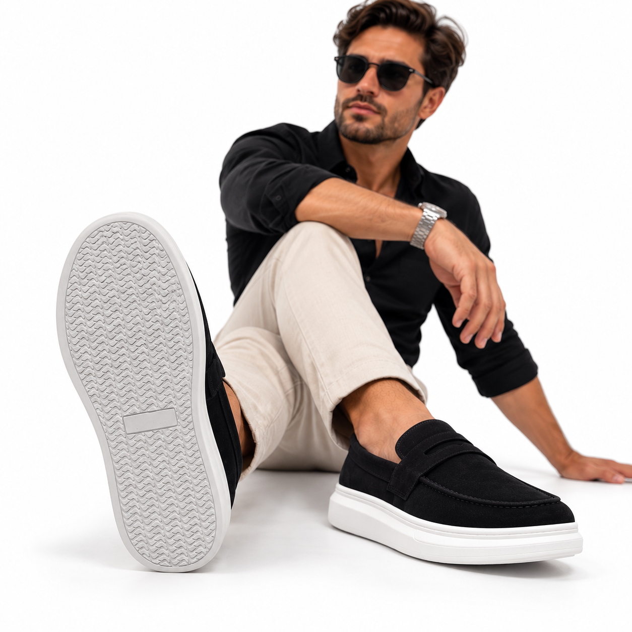 Mocassim Camurça Masculino Comfort Montevie