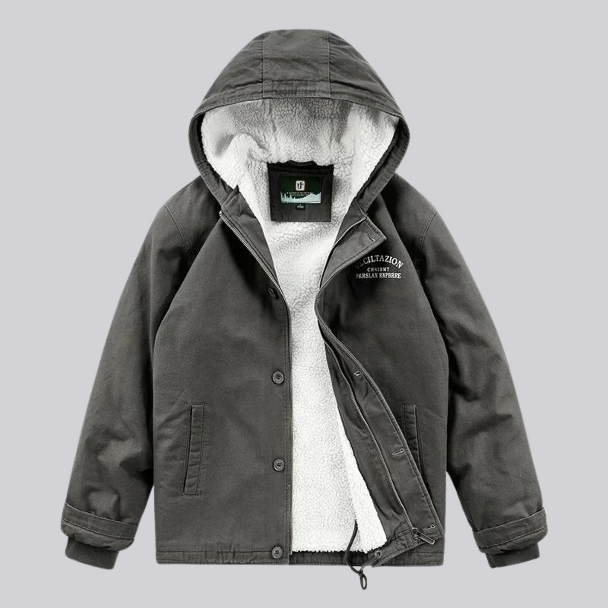 Jaqueta Bomber Masculina de Lã Montevie