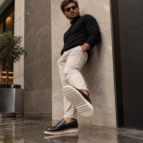 Mocassim Social Masculino Sola Antiderrapante Montevie