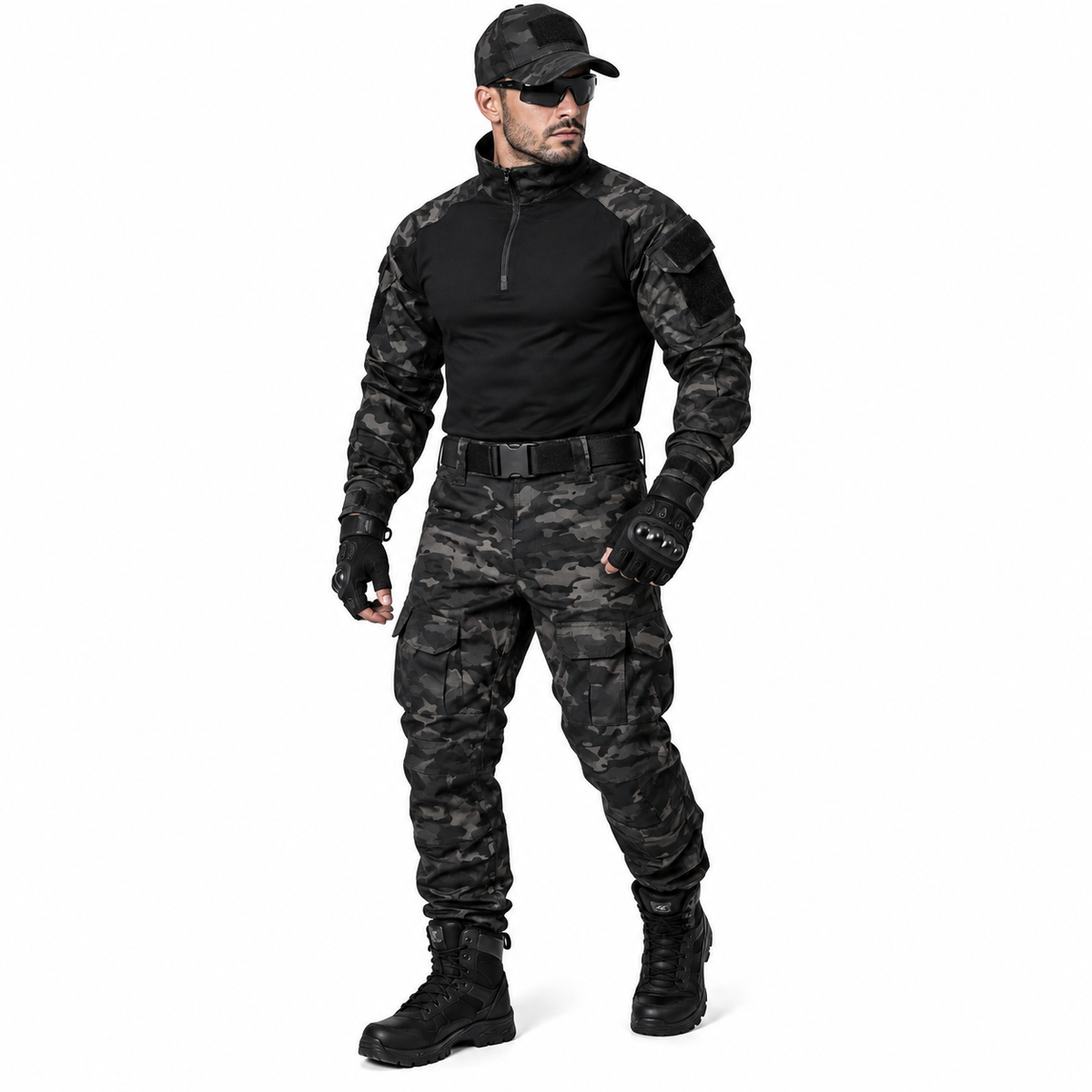 Conjunto Tático Camuflado 6 Peças Montevie