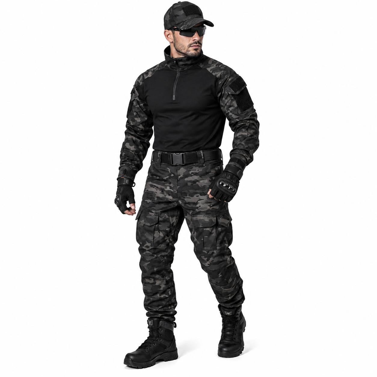 Conjunto Tático Camuflado 6 Peças Montevie