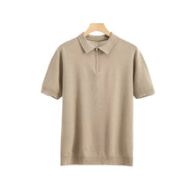 Polo Casual Masculina com Zíper