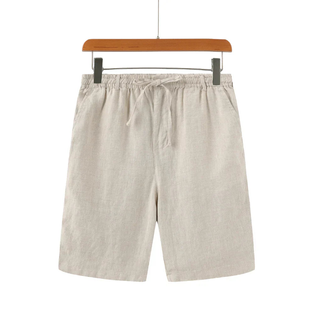 Short De Linho Casual Premium Montevie