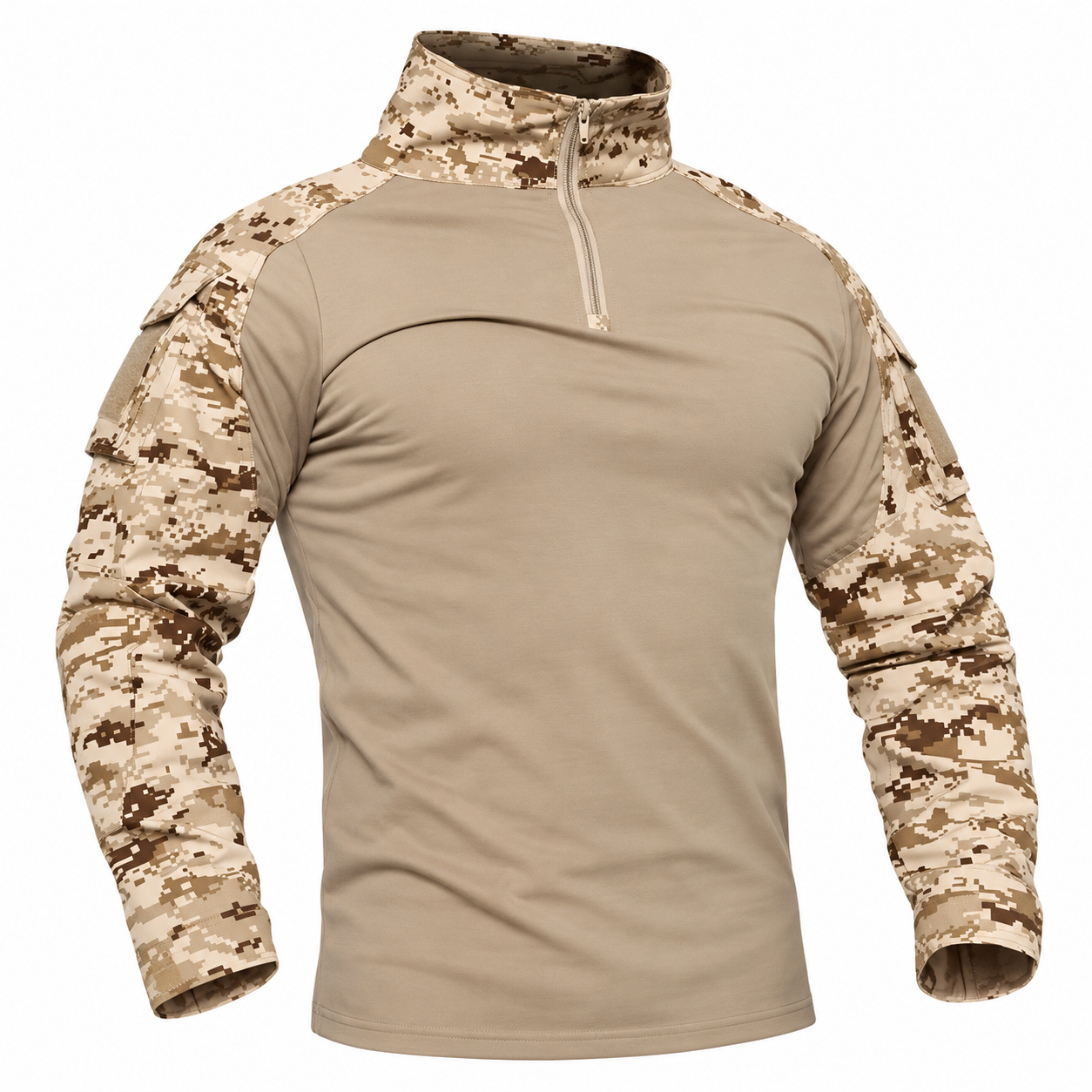 Camiseta Tática Camuflada Manga Longa Montevie