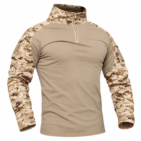 Camiseta Tática Camuflada Manga Longa Montevie