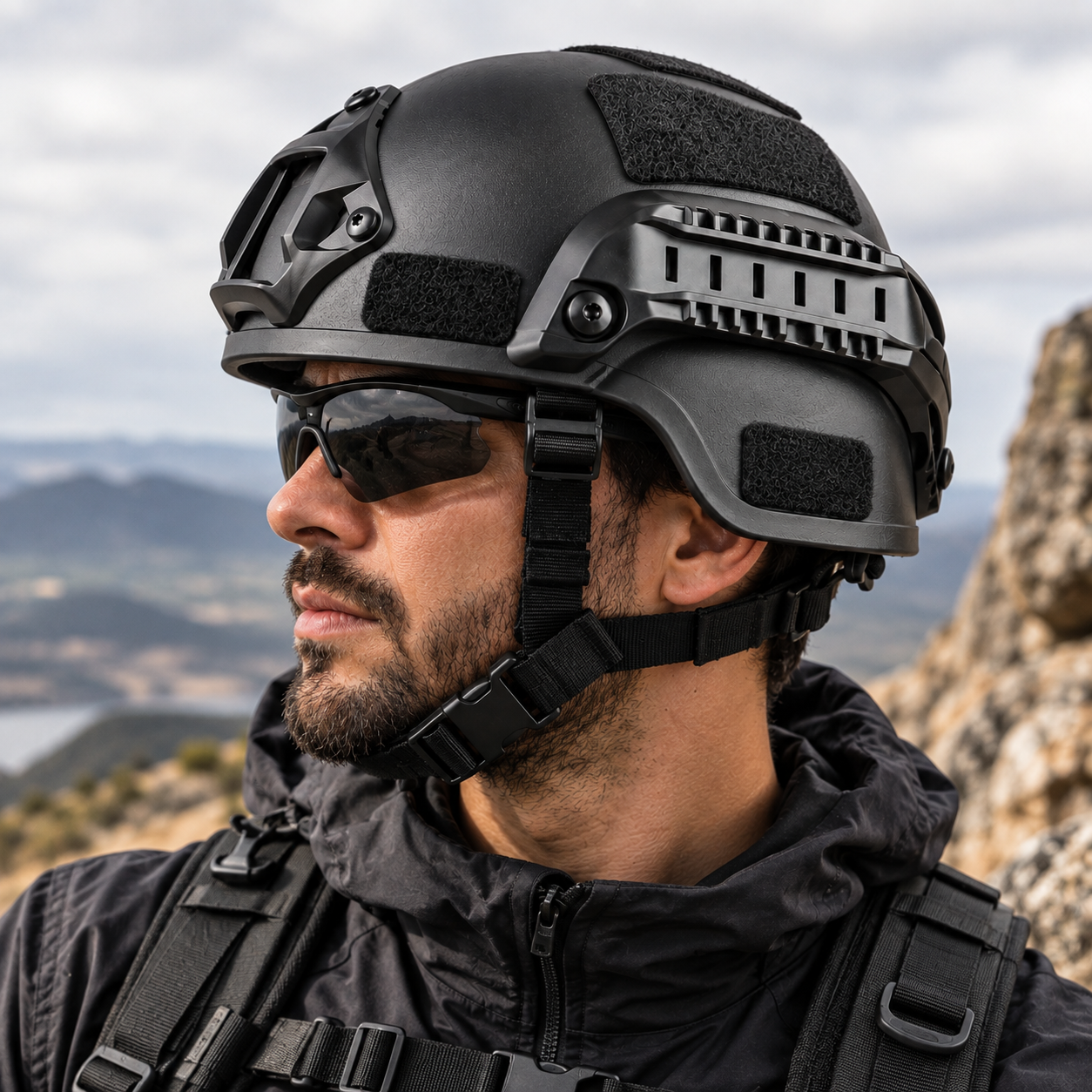 Capacete Tático Mich 2000 Airsoft Montevie