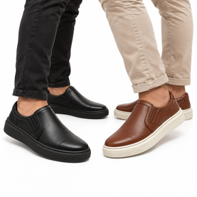 Kit 2 Pares De Sapatênis Masculino Slip On Confortável Montevie