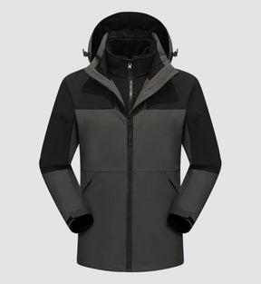 Jaqueta 3 em 1 Masculina Impermeável fleece Snow Montevie