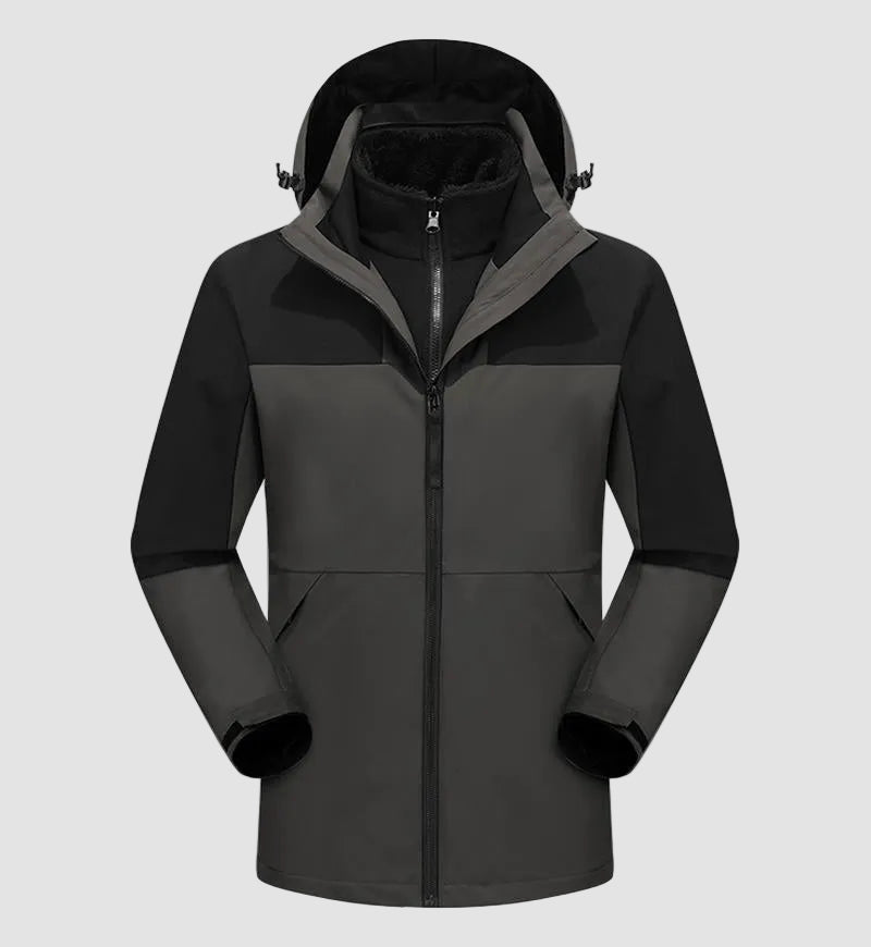 Jaqueta 3 em 1 Masculina Impermeável fleece Snow Montevie