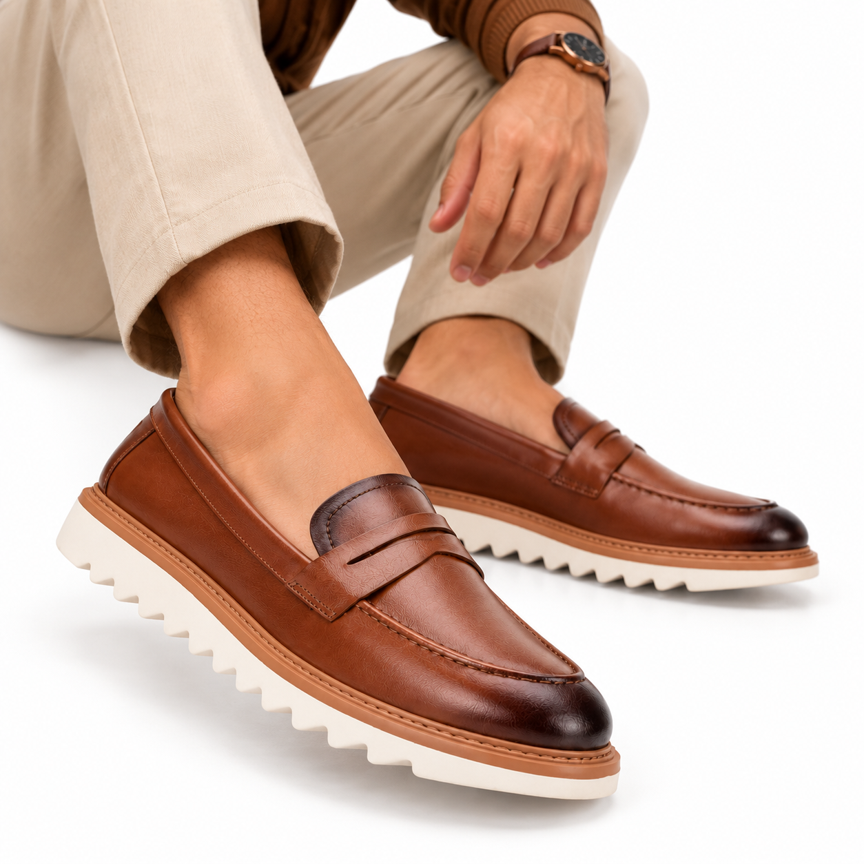 Mocassim Social Masculino Sola Antiderrapante Montevie