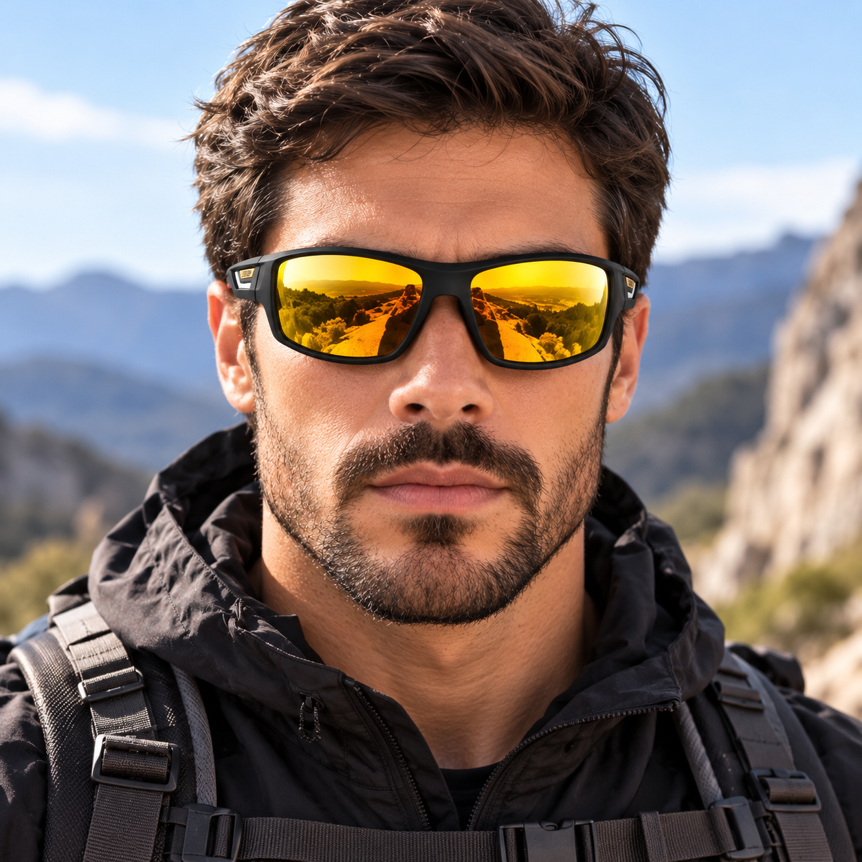 Óculos de Sol Polarizado Estilo Militar UV400 Montevie