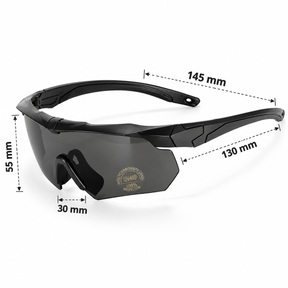 Óculos Tático Militar 3 Lentes Montevie