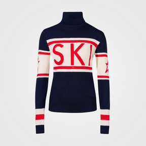 Blusa Suéter Feminino Gola Rolê Ski Montevie