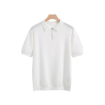 Polo Casual Masculina com Zíper