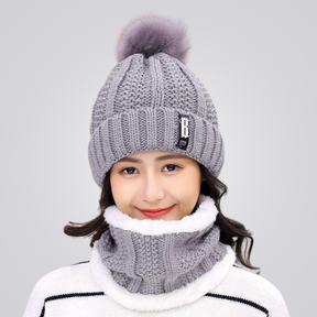 Gorro e Protetor de Pescoço Feminino Confort Montevie