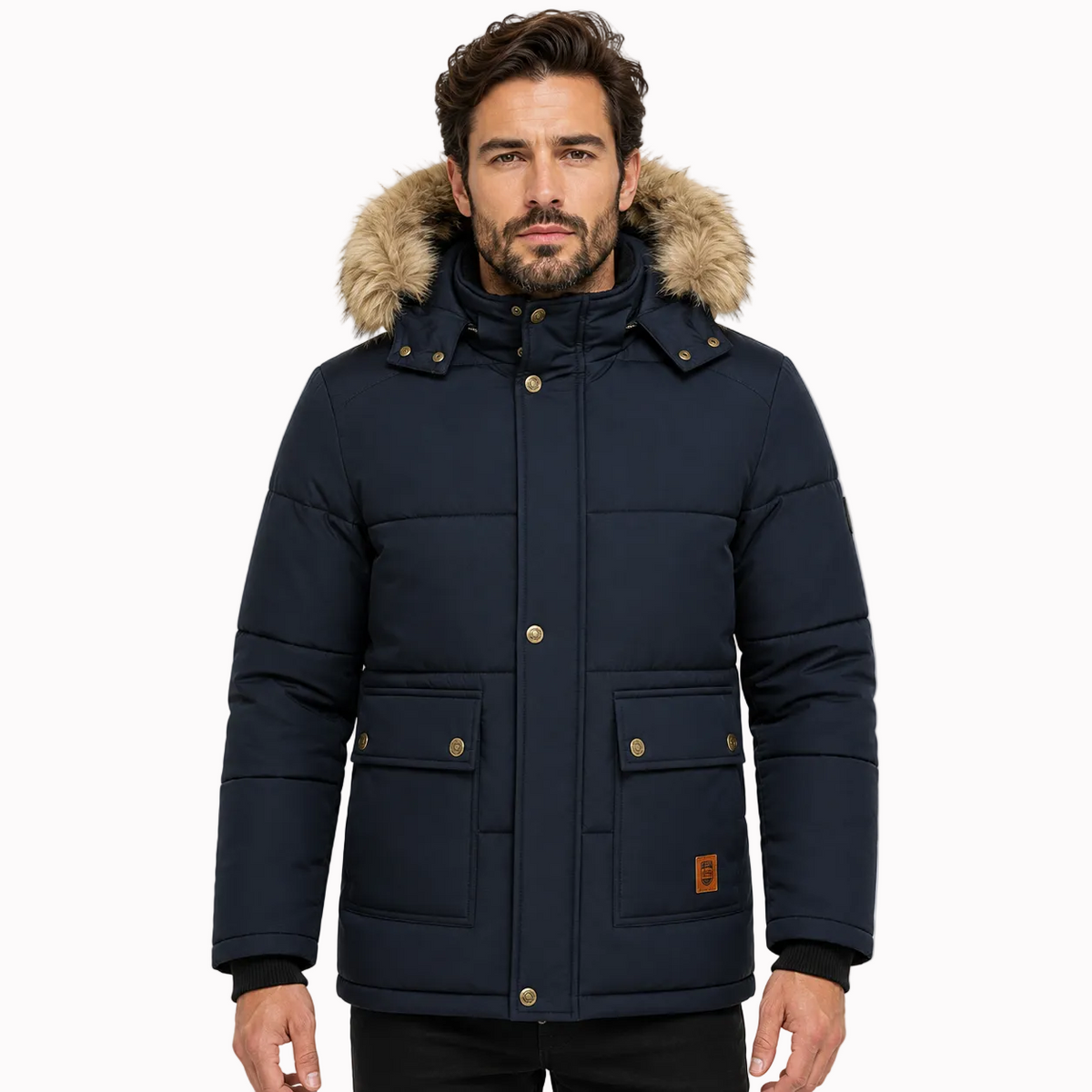 Jaqueta Parka Masculina Interior Lã Vie Montevie