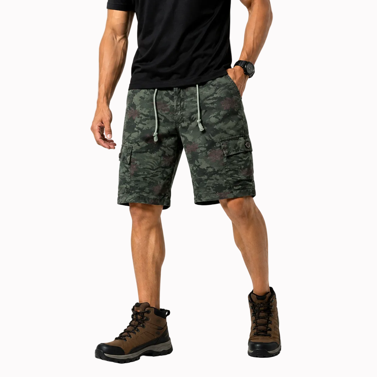 Shorts Camuflado Masculino Outdoor Montevie