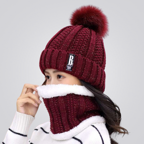 Gorro e Protetor de Pescoço Feminino Confort Montevie