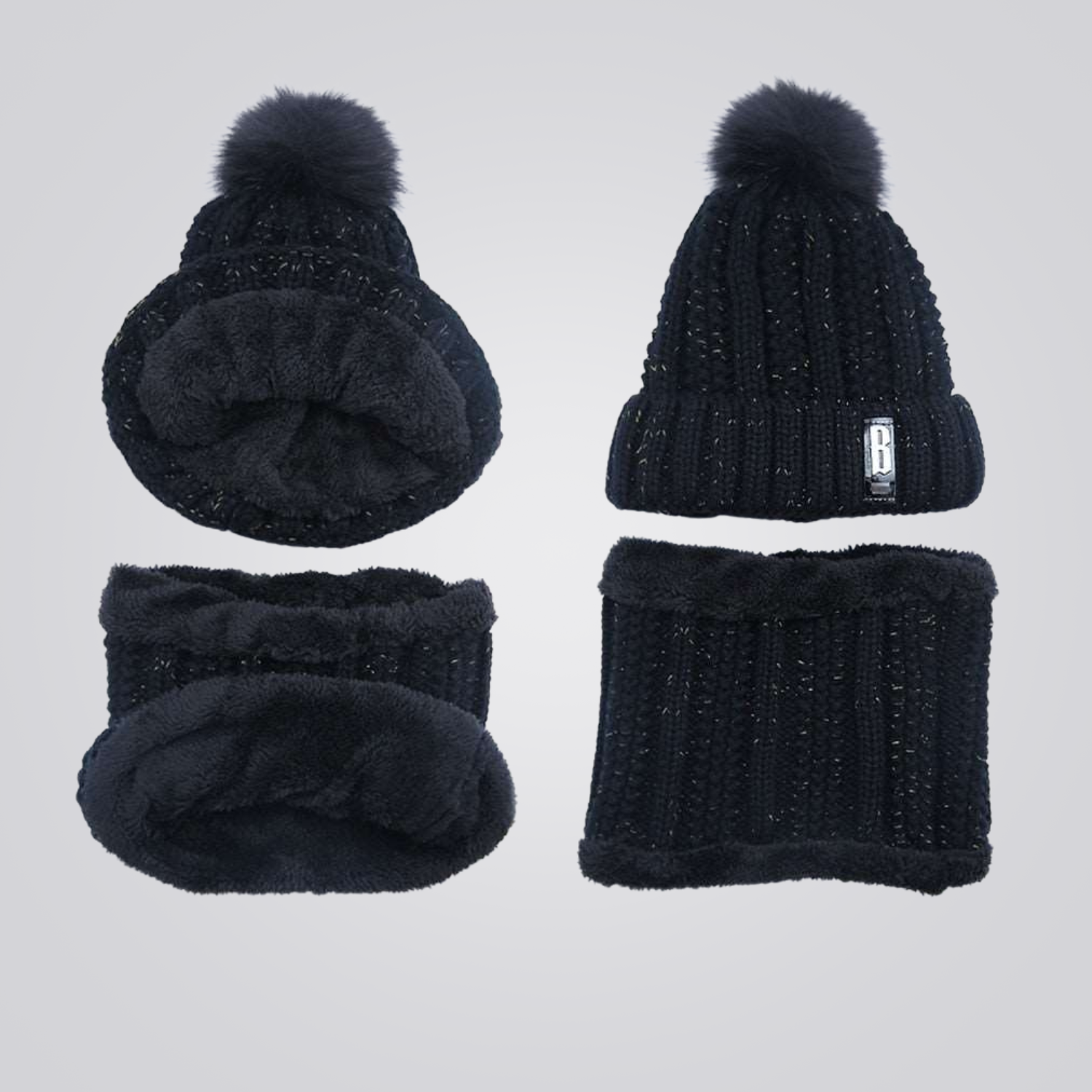 Gorro e Protetor de Pescoço Feminino Confort Montevie