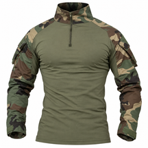 Camiseta Tática Camuflada Manga Longa Montevie