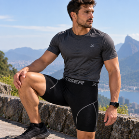 Bermuda de Ciclismo Masculina Acolchoada 5D Montevie