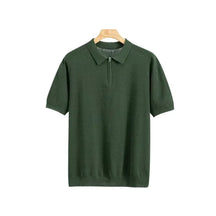 Polo Casual Masculina com Zíper