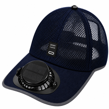 Boné Respirável Com Ventilador Solar Masculino Montevie