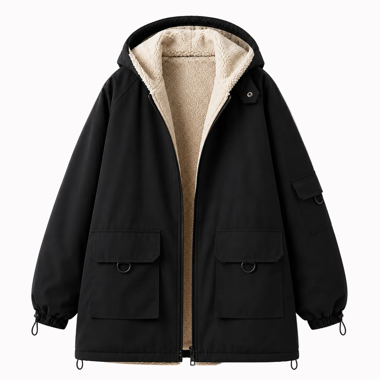 Jaqueta Parka Feminina Forrada Montevie