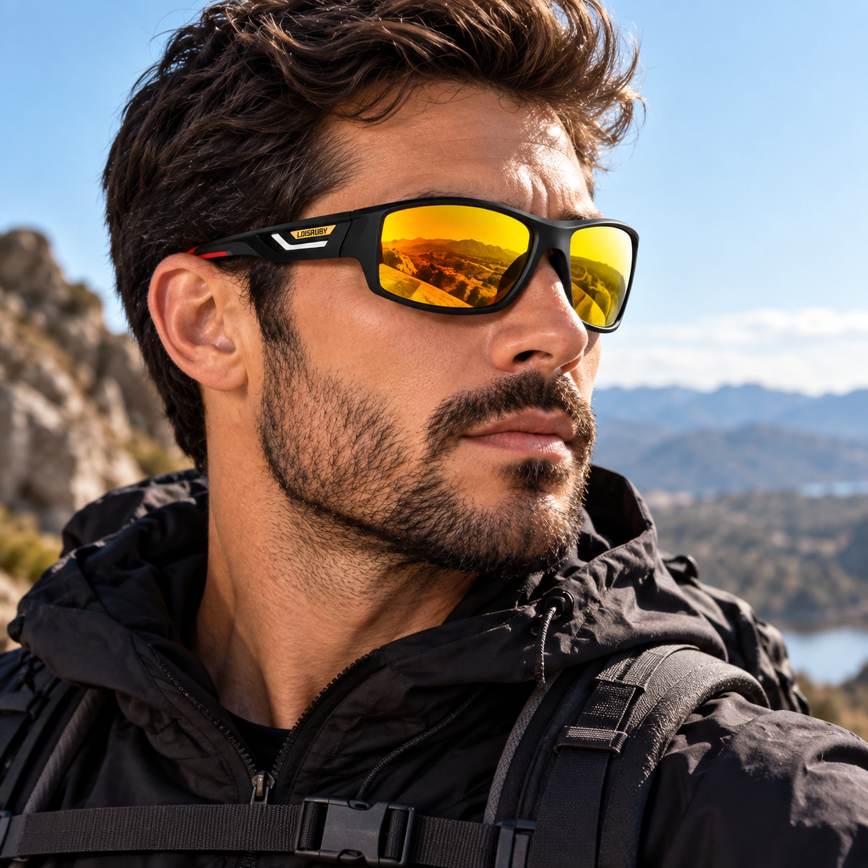 Óculos de Sol Polarizado Estilo Militar UV400 Montevie