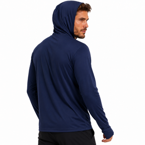 Blusa Masculina Térmica Anti-UV com Capuz Montevie