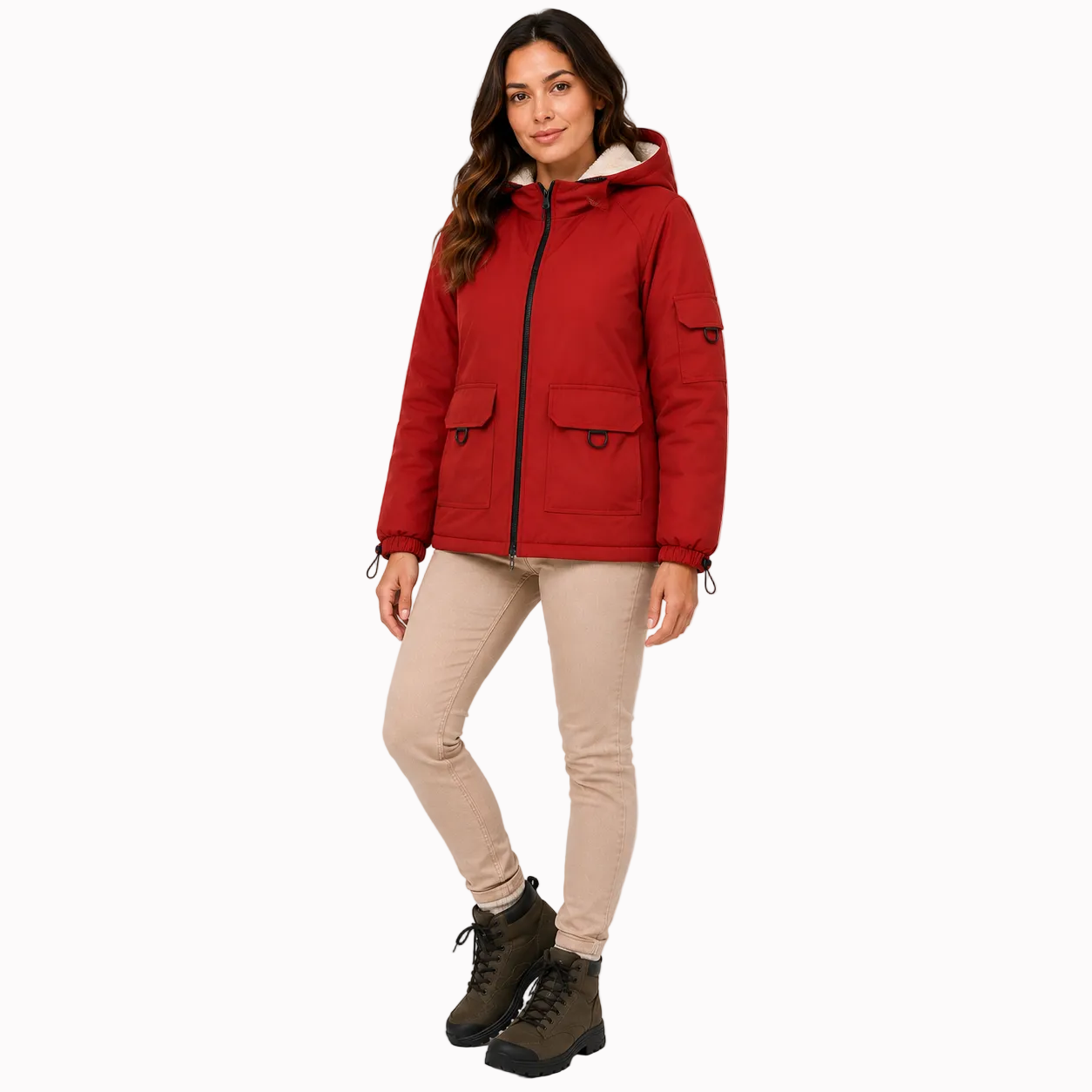 Jaqueta Parka Feminina Forrada Montevie